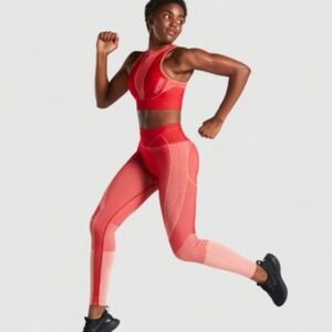Gymshark Vital Seamless 2-Piece Set – Red Ombré